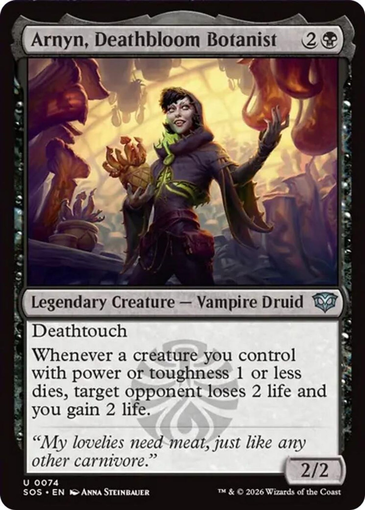 Arnyn, Deathbloom Botanist - Secrets of Strixhaven