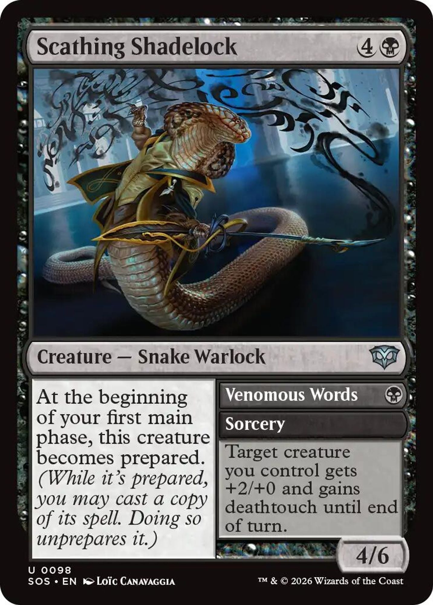 Scathing Shadelock - Secrets of Strixhaven