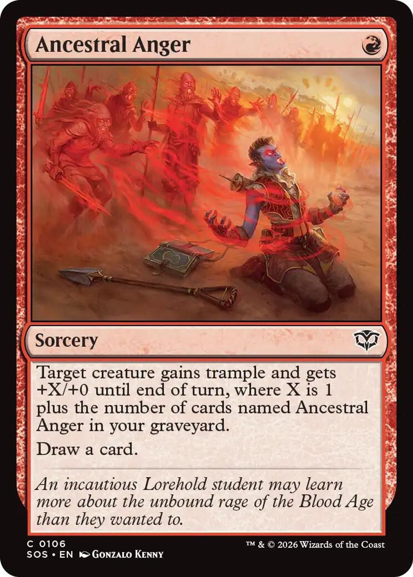 Ancestral Anger - Secrets of Strixhaven