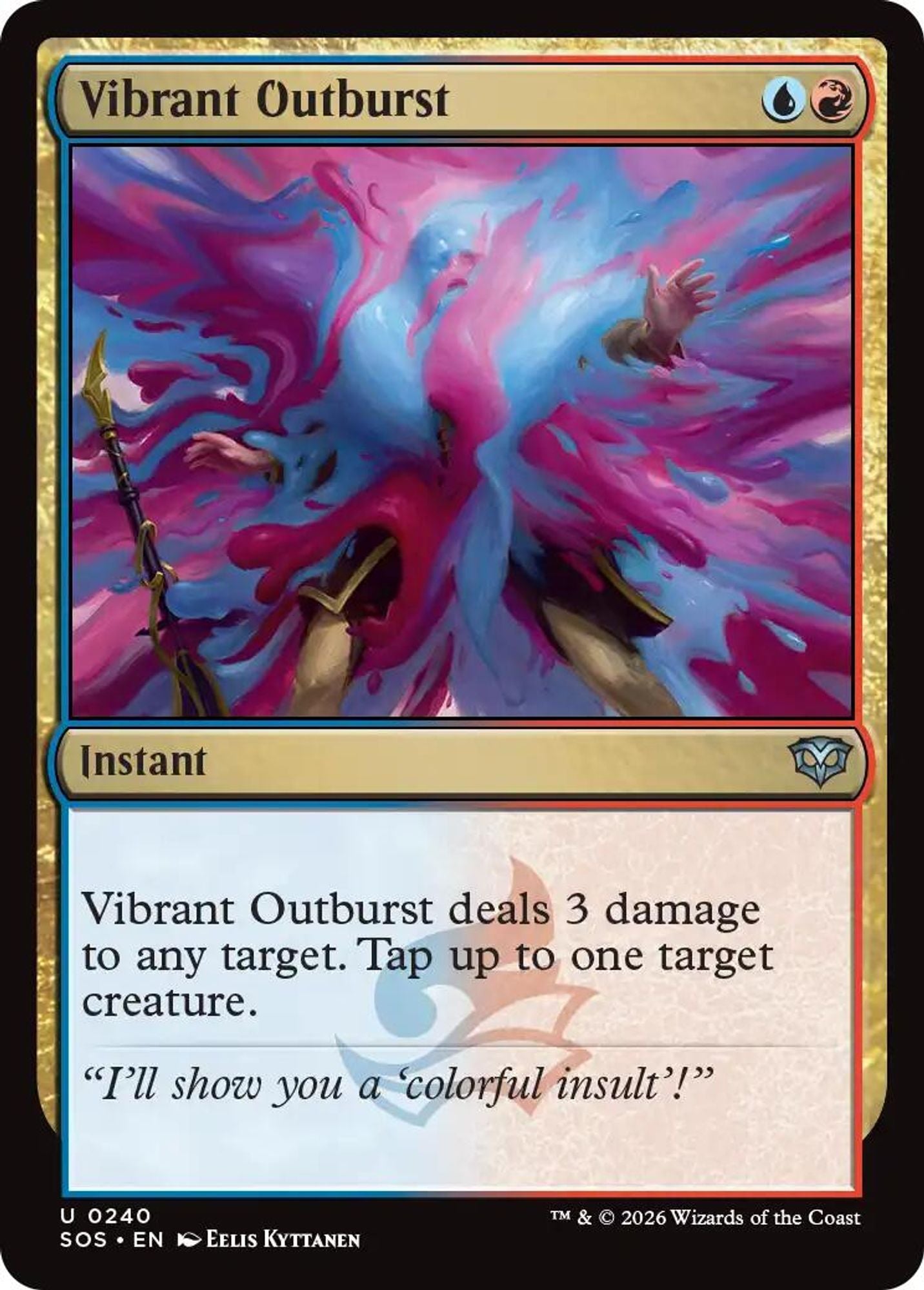 Vibrant Outburst - Secrets of Strixhaven