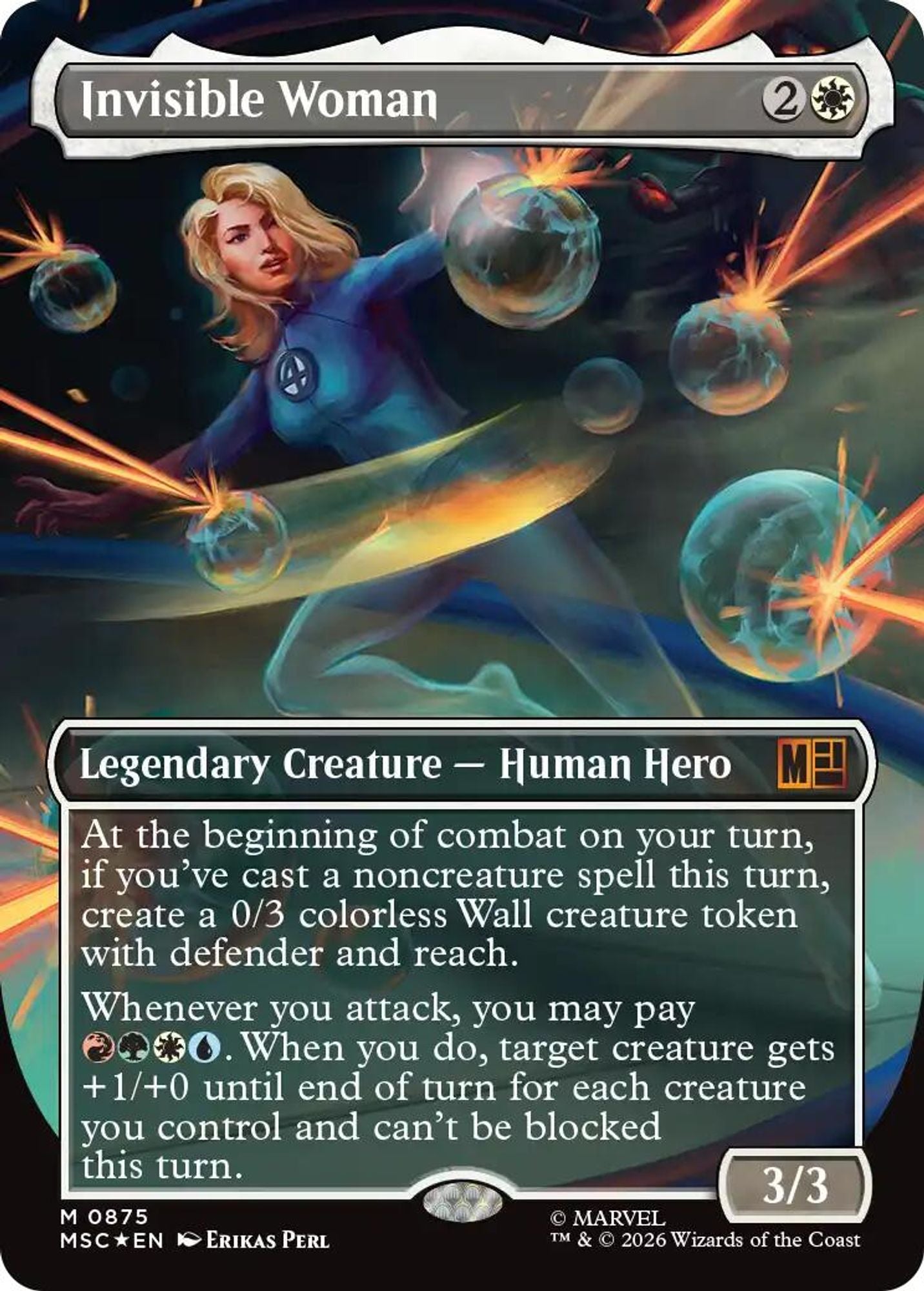 Invisible Woman (Borderless) (Surge Foil)
