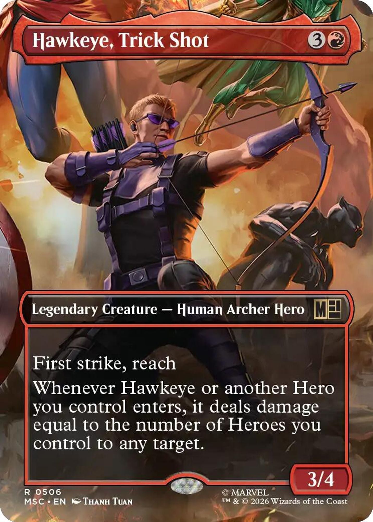 Hawkeye, Trick Shot (Borderless)
