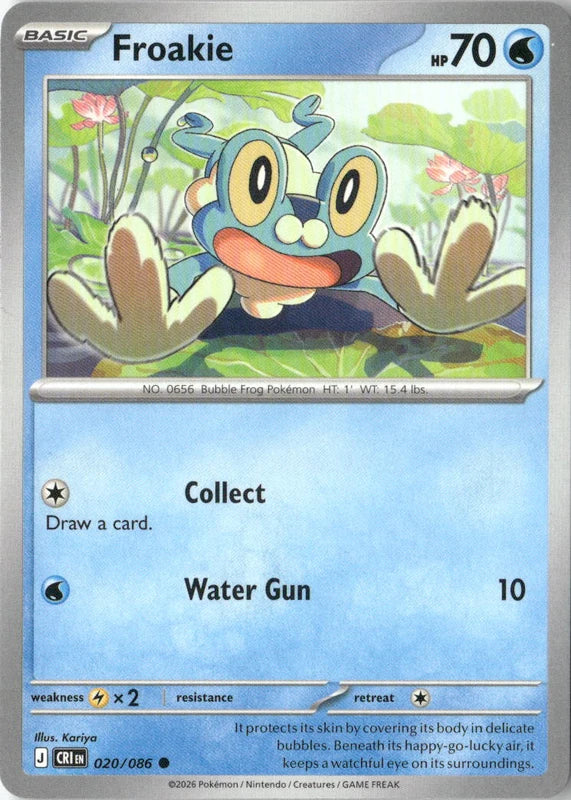 Froakie - 020/086 - ME04: Chaos Rising
