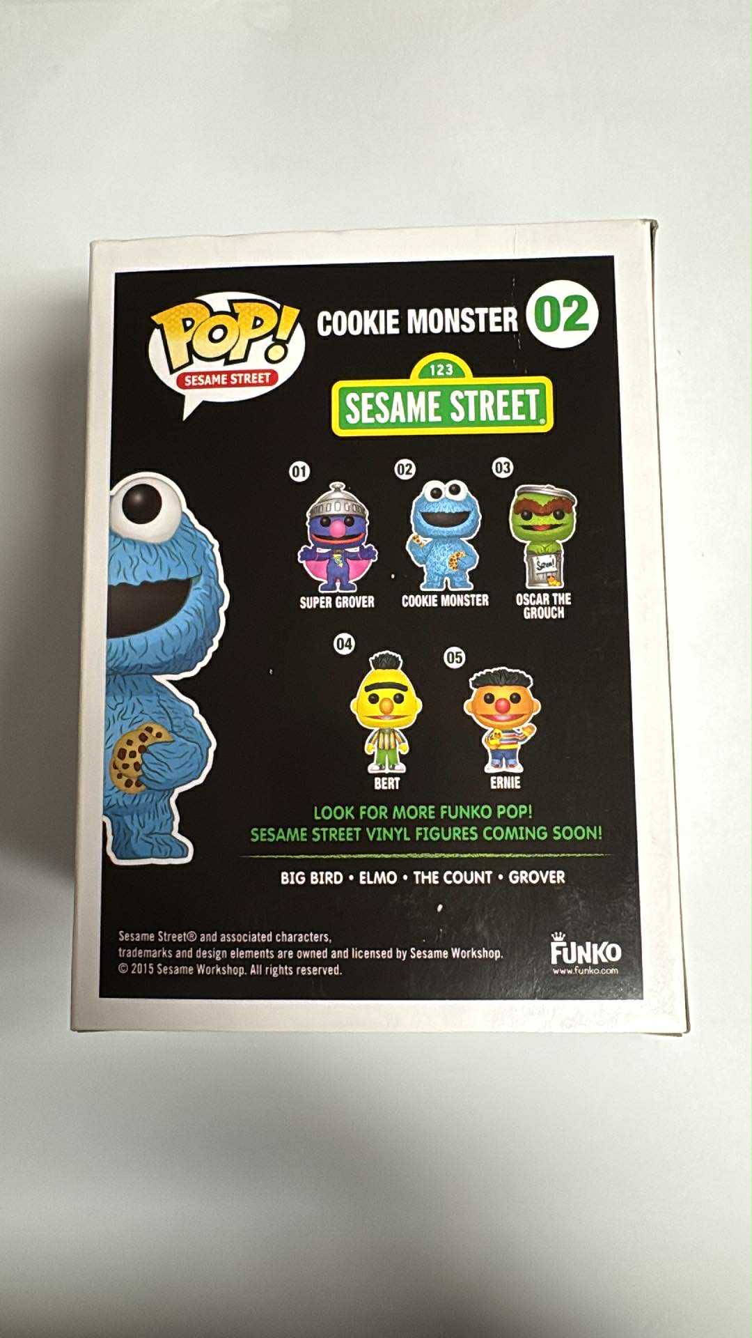 Sesame Street - Cookie Monster (Flocked) 2015 NYCC Exclusive Pop! Vinyl #02