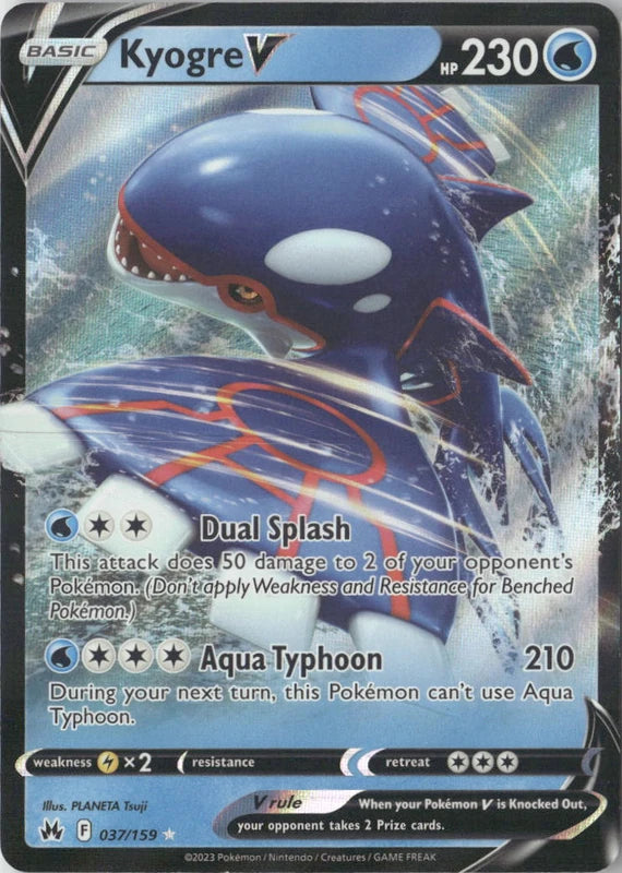 Kyogre V - SWSH: Crown Zenith
