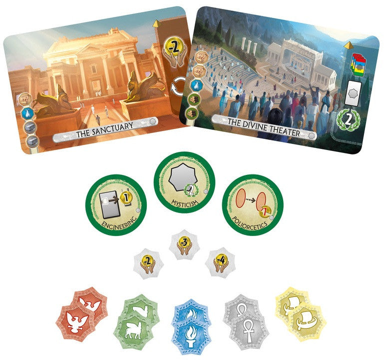 7 Wonders Duel - Pantheon Expansion