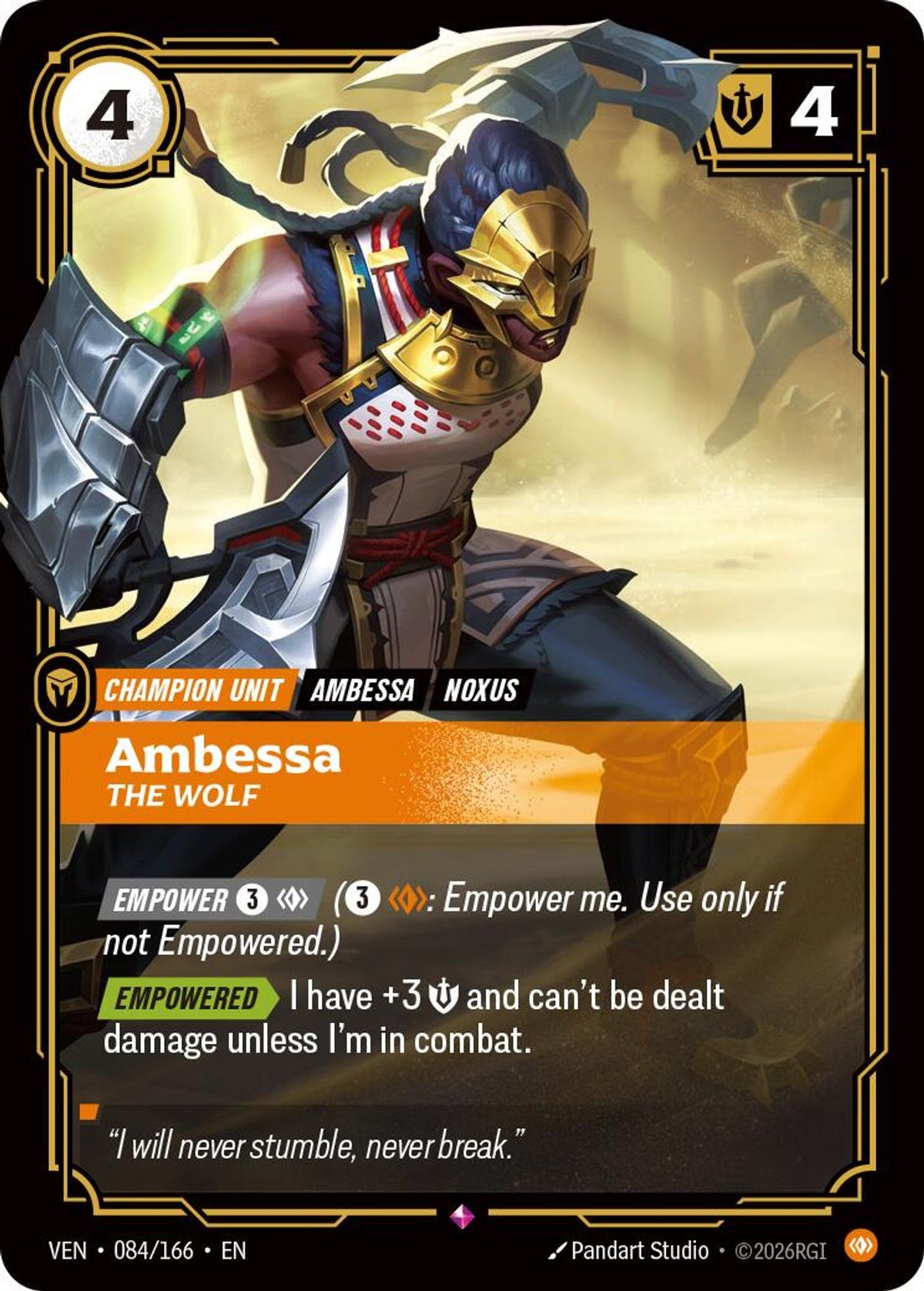 Ambessa, The Wolf