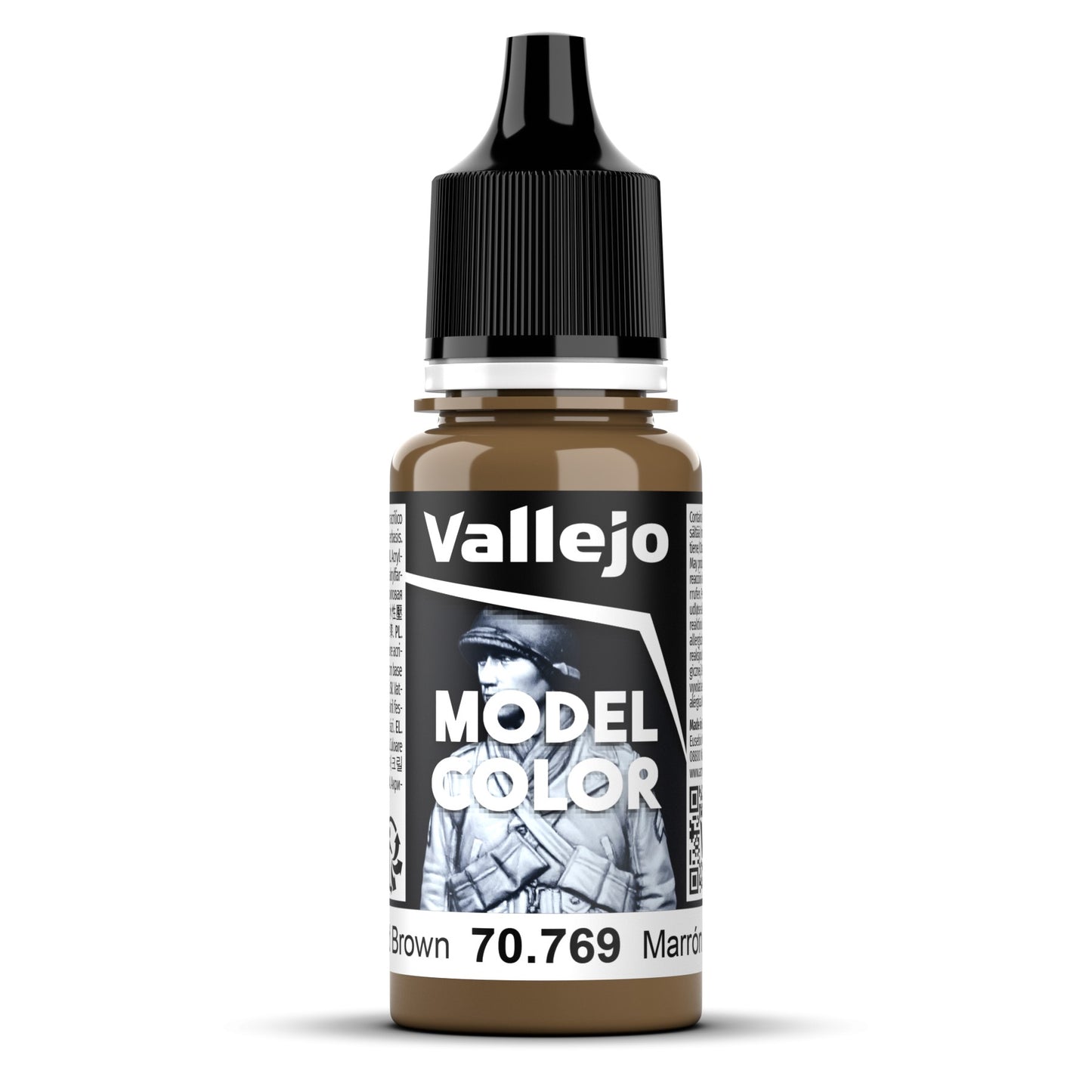 Vallejo Model Colour - Mustard Brown 18ml