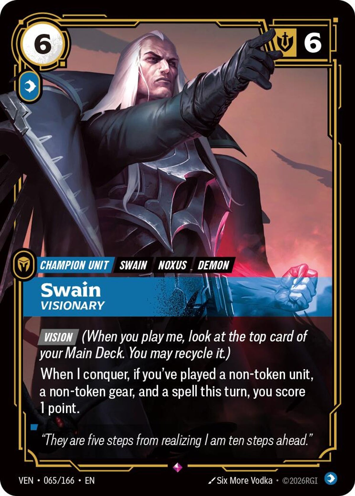 Swain, Visionary