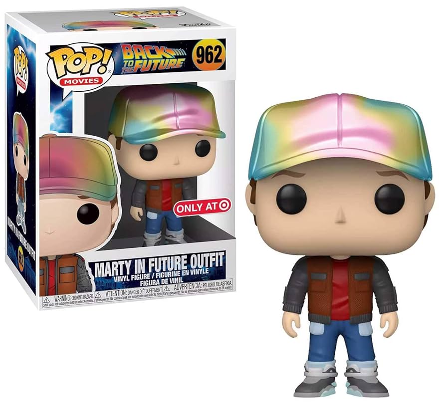 Back to the Future - Marty In Future Outfit Metallic US Exclusive Pop! Vinyl #962