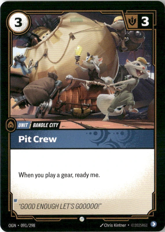 Pit Crew - Origins