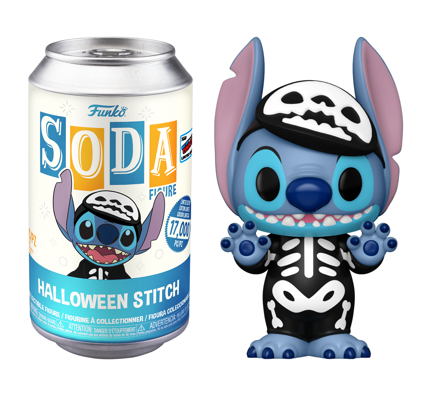 Lilo & Stitch - Halloween Stitch LE 17000 pcs NYCC 2023 Fall Convention Exclusive Vinyl Soda Figure
