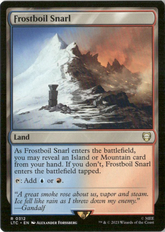 Frostboil Snarl - Commander: The Lord of the Rings: Tales of Middle-earth