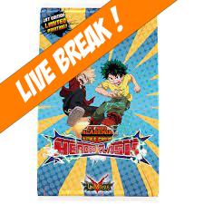 my hero academia heroes clash booster box Live Break ] CCG Wave 3 Pack Deck:Science! Back Flip Cover Plus Ultra Pokemon Card 