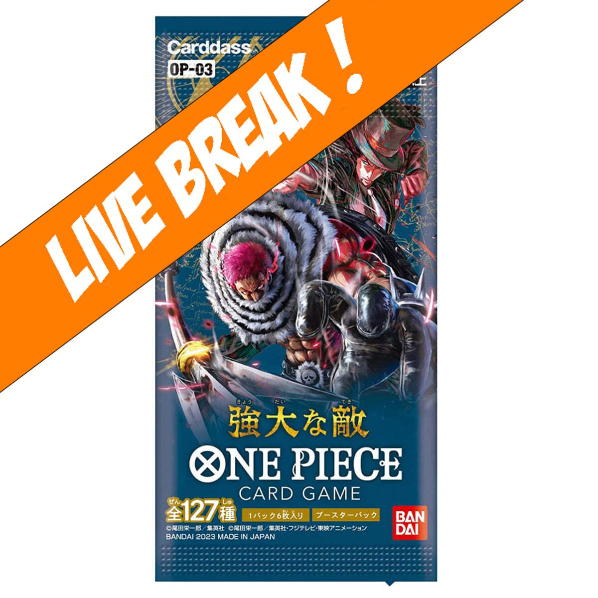 one piece op03 booster box One Piece Card Game OP-03 Mighty Enemies Booster Pack Japanese