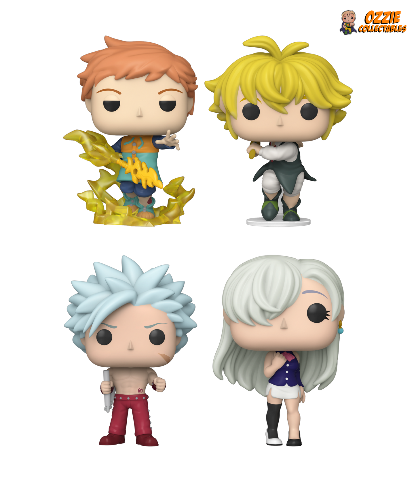 Seven Deadly Sins Bundle - 4 POP! Vinyls