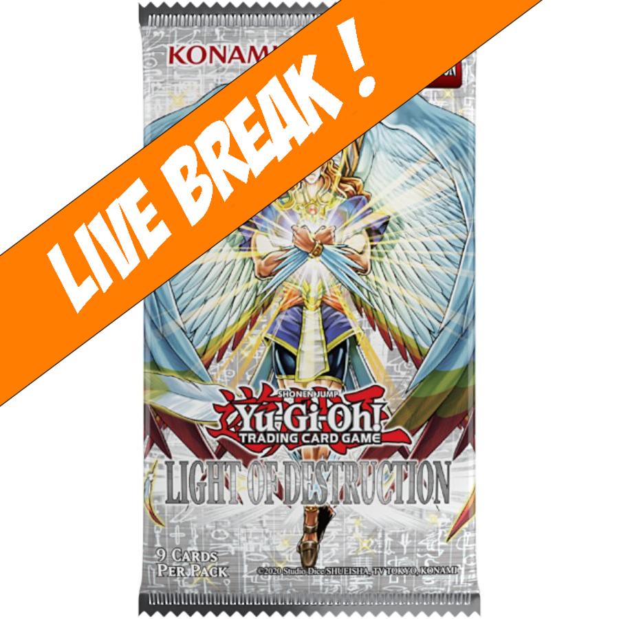 light of destruction booster box Live Break ] Yu-Gi-Oh - Light of Destruction Unlimited Reprint Booster Pack
