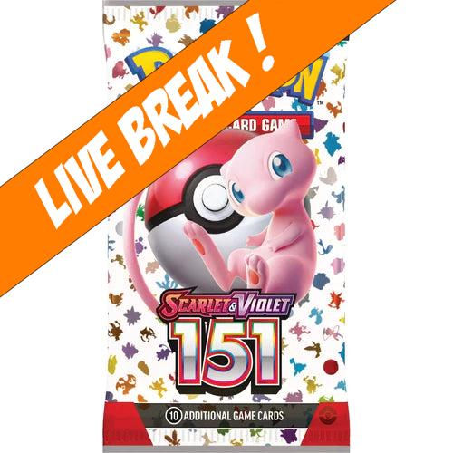 Live Break ] Pokemon 151 - Pokémon TCG Scarlet & Violet SV3