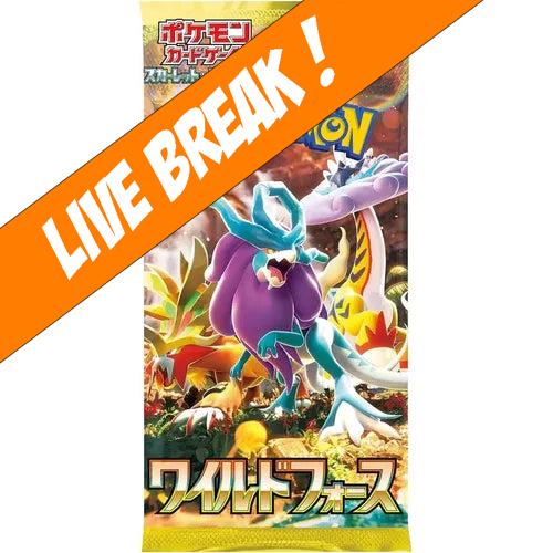 wild force booster box japanese Live Break ] Wild Force - Pokémon TCG Scarlet & Violet SV5k Japanese  Booster Pack