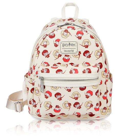Loungefly - Harry Potter Chibi Wands Out AOP Mini Backpack