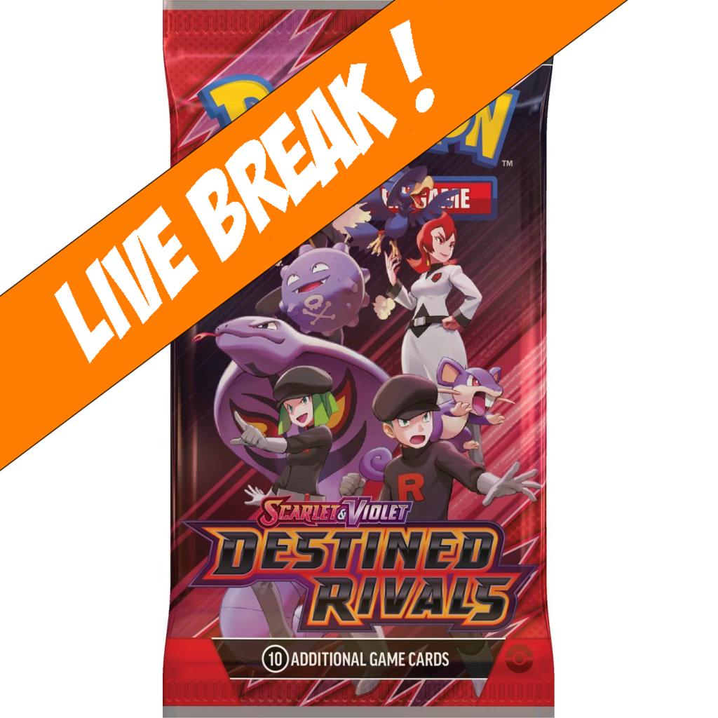 Live Break ] Destined Rivals - Pokémon TCG Scarlet & Violet SV10