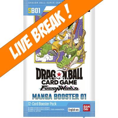 dragon ball manga booster box sb01 Super: Fusion World (SB01) Manga Booster 01 Sleeved Booster