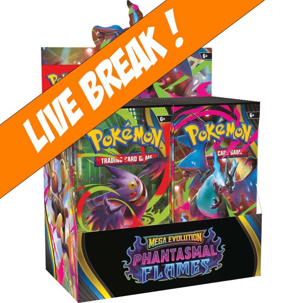 Live Break ] Phantasmal Flames - Pokemon TCG: Mega Evolution ME02