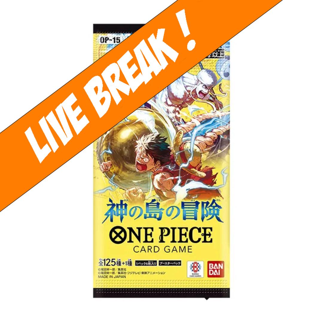 Live Break ] One Piece Card Game - Adventure on KAMI's Island OP