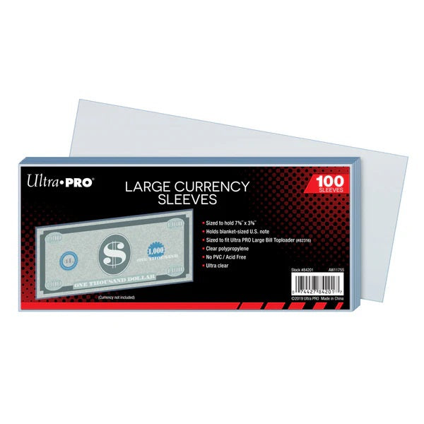 Ultra Pro: Large Currency Sleeve