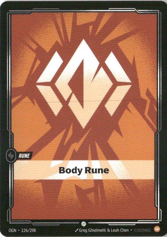Body Rune - Origins