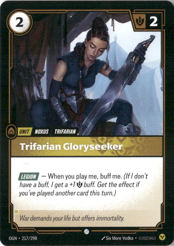 Trifarian Gloryseeker - Origins