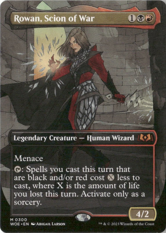 Rowan, Scion of War (Borderless) - Wilds of Eldraine