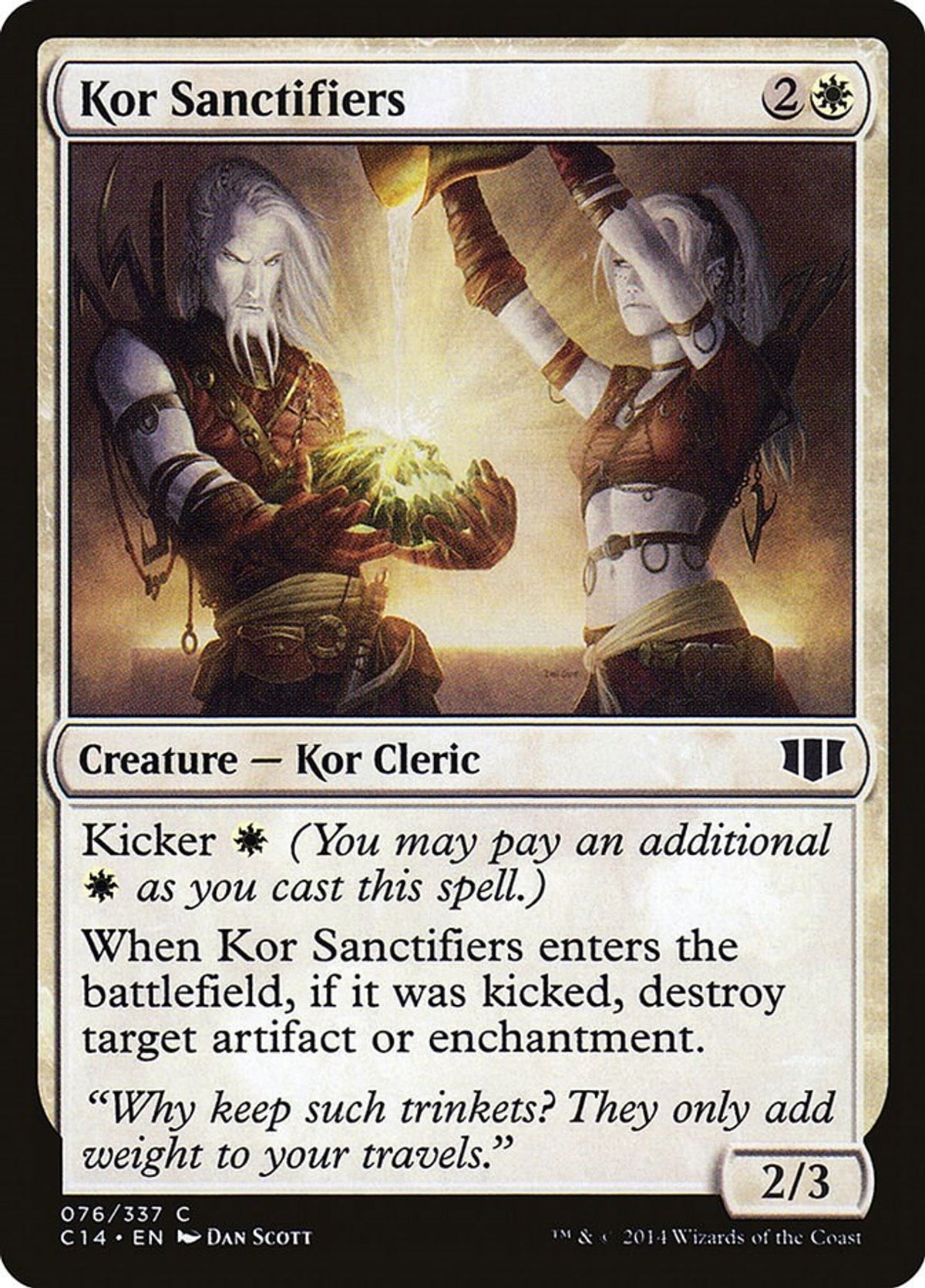 Kor Sanctifiers - Commander 2014