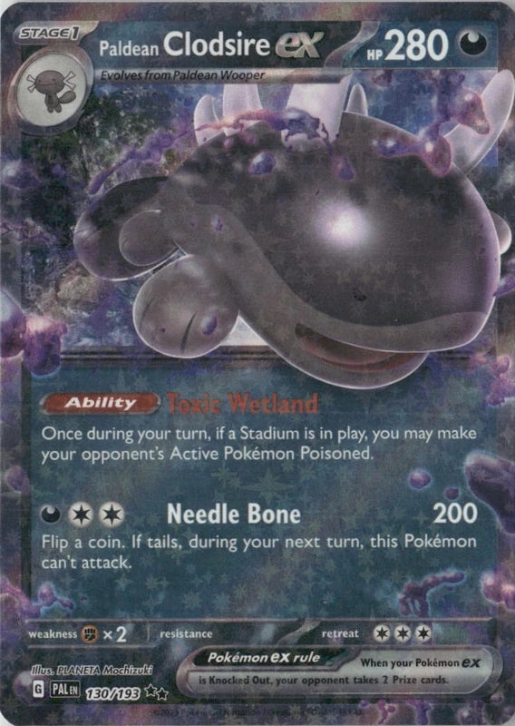 Paldean Clodsire ex - SV02: Paldea Evolved