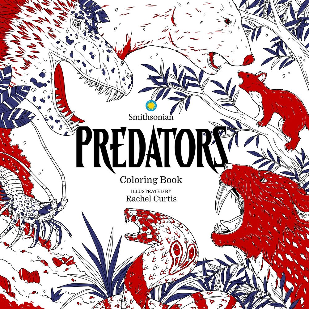Predators A Smithsonian Coloring Book (Paperback)