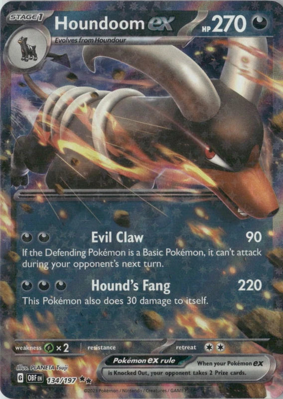 Houndoom ex - SV03: Obsidian Flames