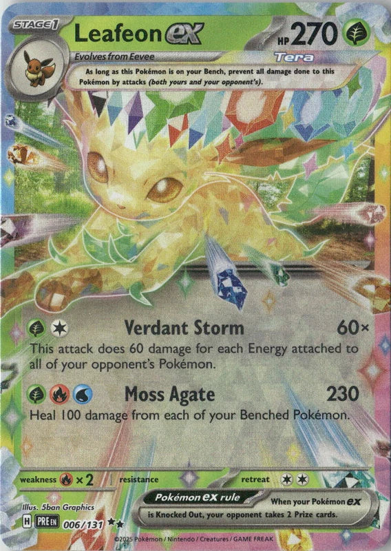 Leafeon ex - 006/131 - SV: Prismatic Evolutions