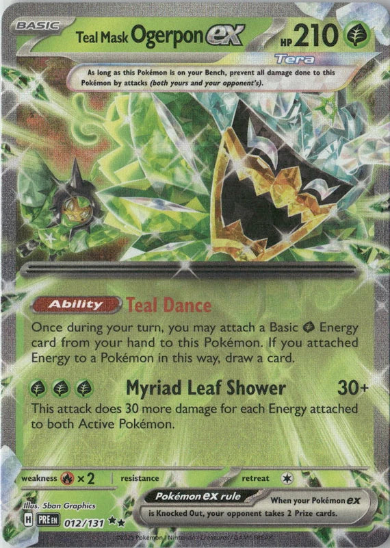 Teal Mask Ogerpon ex - 012/131 - SV: Prismatic Evolutions