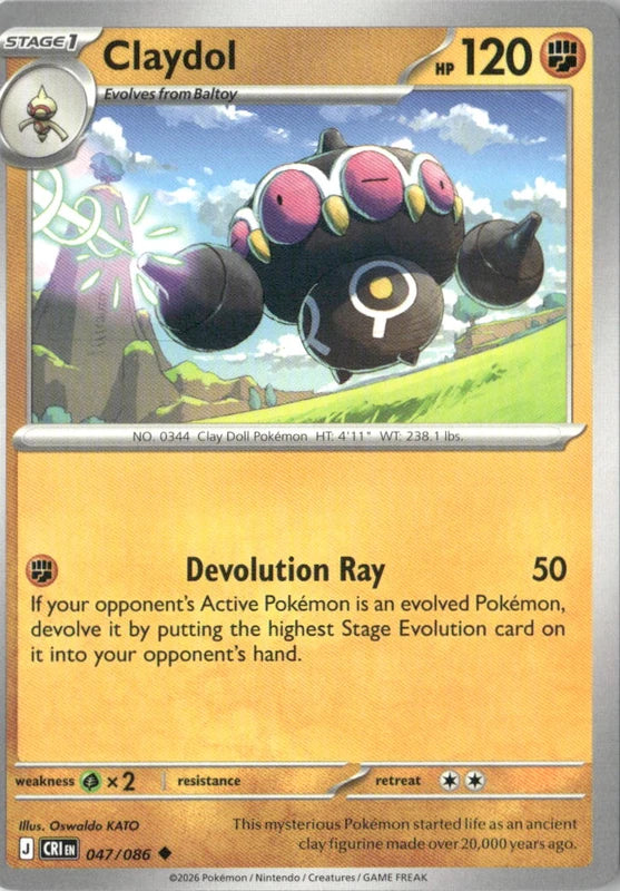 Claydol - 047/086 - ME04: Chaos Rising