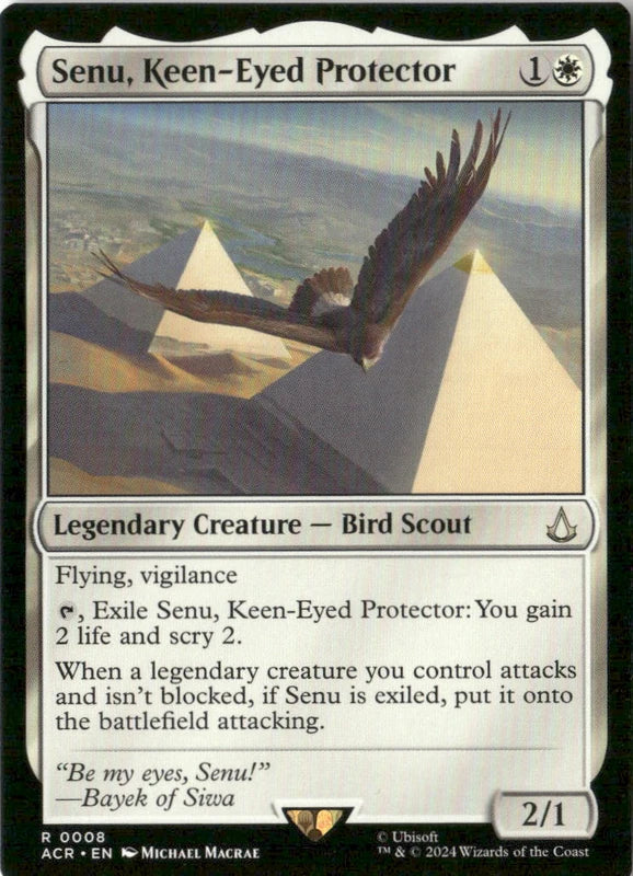 Senu, Keen-Eyed Protector - Universes Beyond: Assassin's Creed