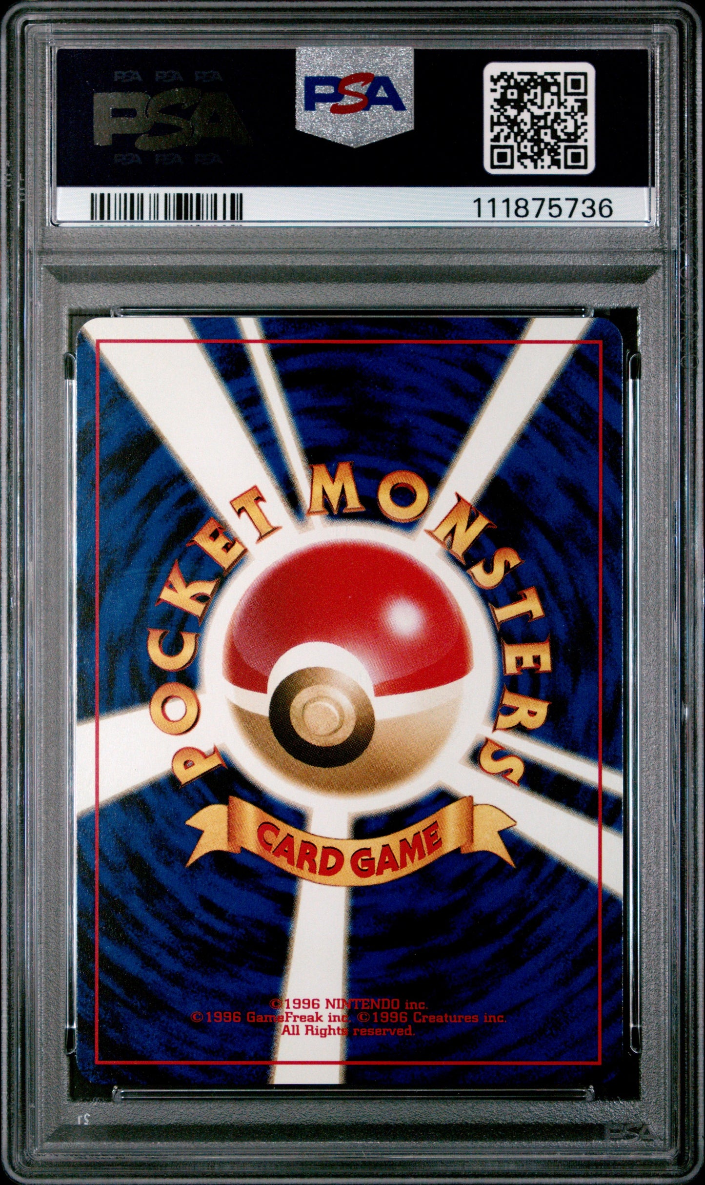 2000 Pokemon Japanese Neo 2 Promo 196 Espeon - PSA 9