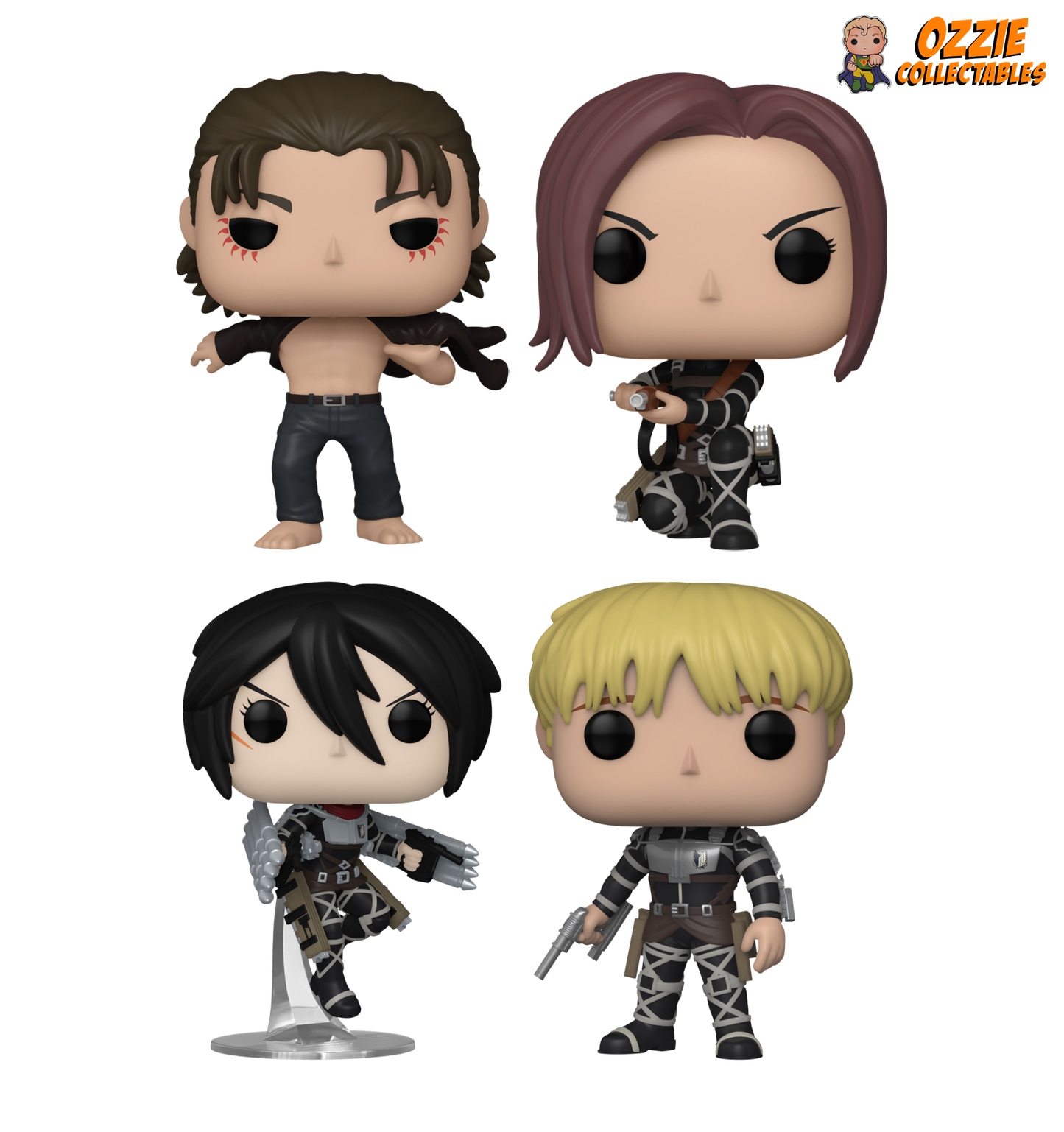 Attack on Titan 2023 Bundle - 4 POP! Vinyls