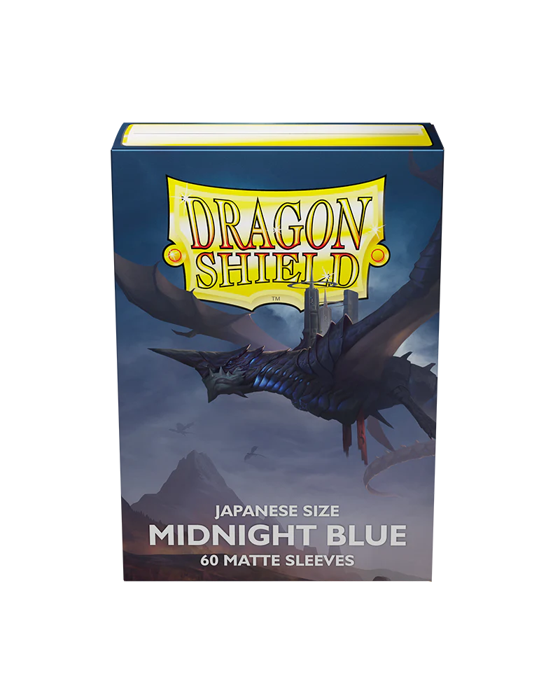 Sleeves - Dragon Shield Japanese - Box 60 - Midnight Blue Matte