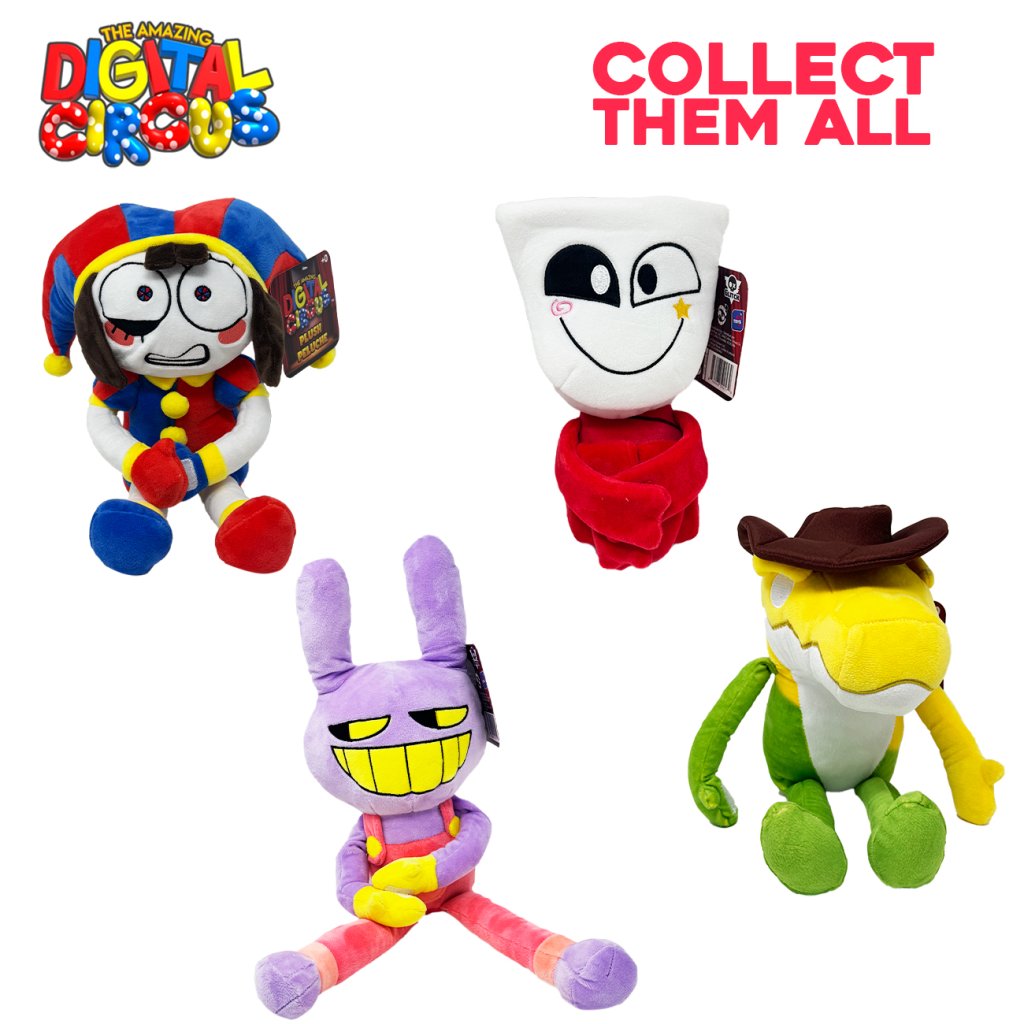 DIGITAL CIRCUS - 10 inch Plush Assortment (4)