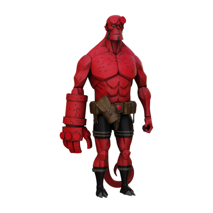 Hellboy - Hellboy (Box Full of Evil) 1:12 Scale Action Figure (Wave 1)