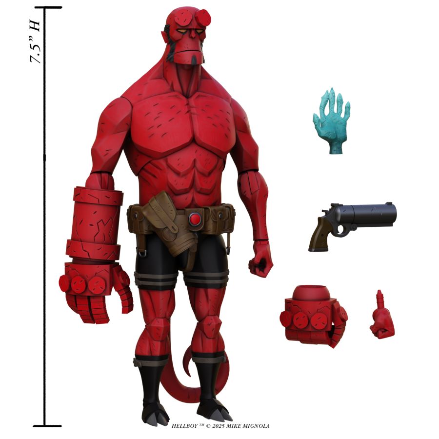 Hellboy - Hellboy (Box Full of Evil) 1:12 Scale Action Figure (Wave 1)
