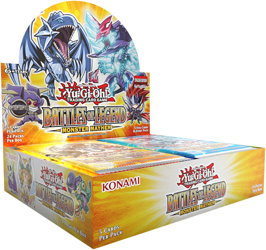 YuGiOh Battles of Legend - Monster Mayhem 5 x Card Booster