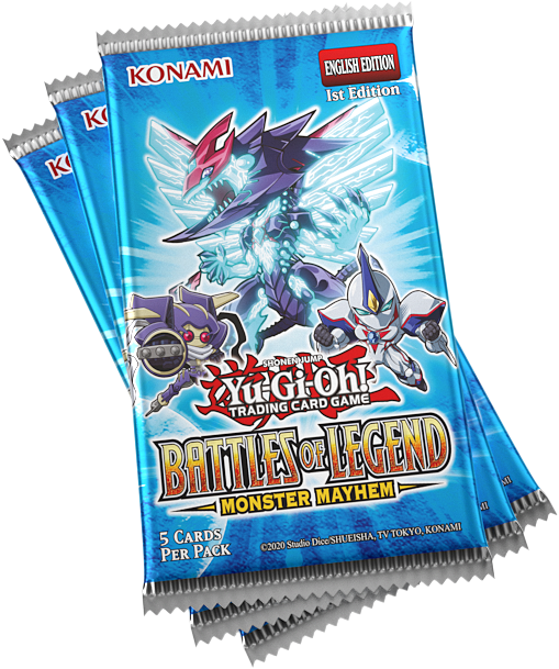 YuGiOh Battles of Legend - Monster Mayhem 5 x Card Booster