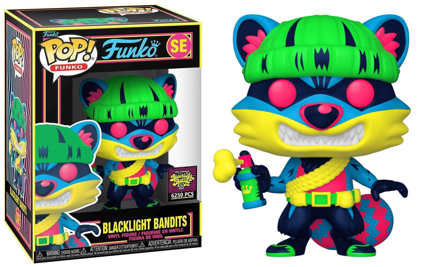 Funko - Blacklight Bandits 2022 Blacklight Battle Pop Vinyl #SE