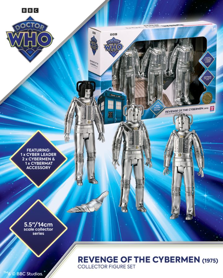 Dr Who - Revenge of the Cybermen Collector Figure Set